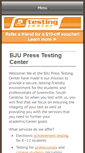 Mobile Screenshot of bjupresstestingcenter.com